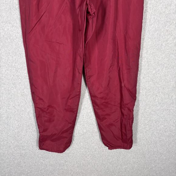 VINTAGE 90s Track Pants Mens Large Maroon Gold 23 UMD U of M Fleece Lined USA - Picture 3 of 12